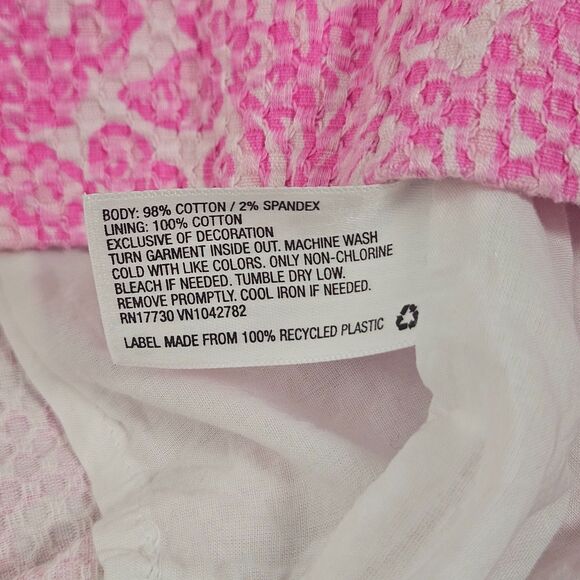 Lilly Pulitzer Target Pink See Ya Later Sleeveless Cotton Shift‎ Mini Dress 16 - Picture 7 of 8